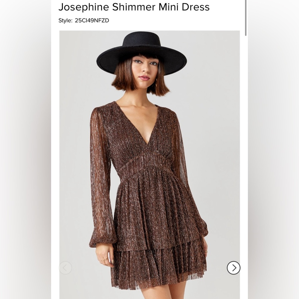 Francesca’s - Shimmer Mini Cocktail Dress